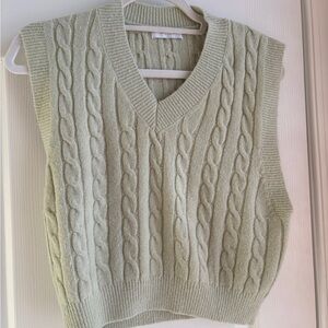 Women's Cable Knit Sweater Vest